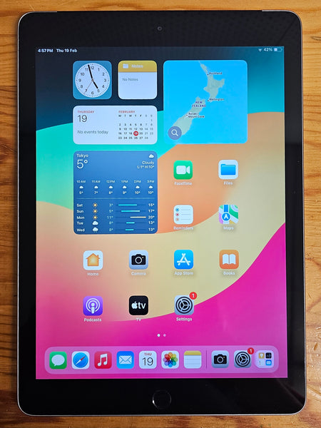 Apple iPad 6th Gen- Gray 32GB, Pre-owned iPad