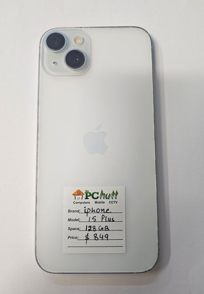 Apple iPhone 15 Plus Pre-owned phone, 128 GB