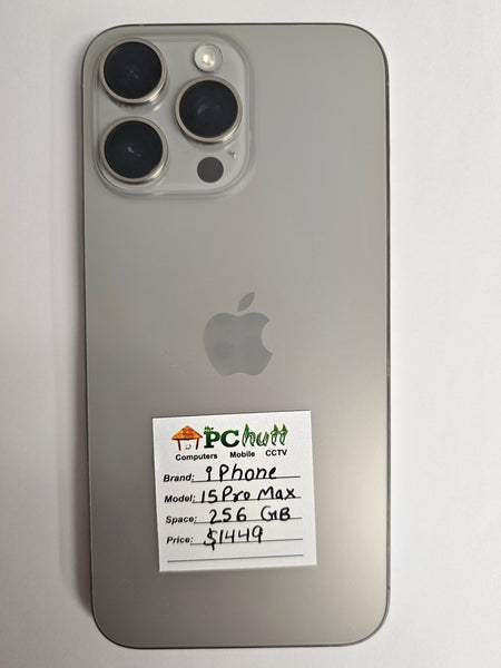 Apple iPhone 15 Pro Max 256GB, Pre-owned Phone