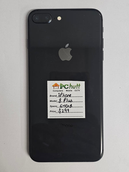 Apple iPhone 8 Plus 64GB with 100% Battery Life, Pre-owned Phone