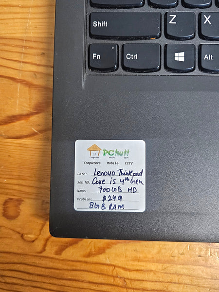 Lenovo ThinkPad Core i5 4th Gen, 700GB HDD/8GB RAM, Pre-owned Laptop