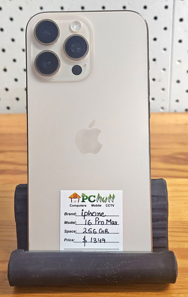 Apple iPhone 16 Pro Max Pre-owned Phone, A-Grade, Like a new 256GB, $1349 in stock overnight delivery