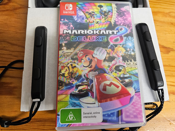 Nintendo Switch OLED Model Console White with Free MarioKart Deluxe Game Special Edition