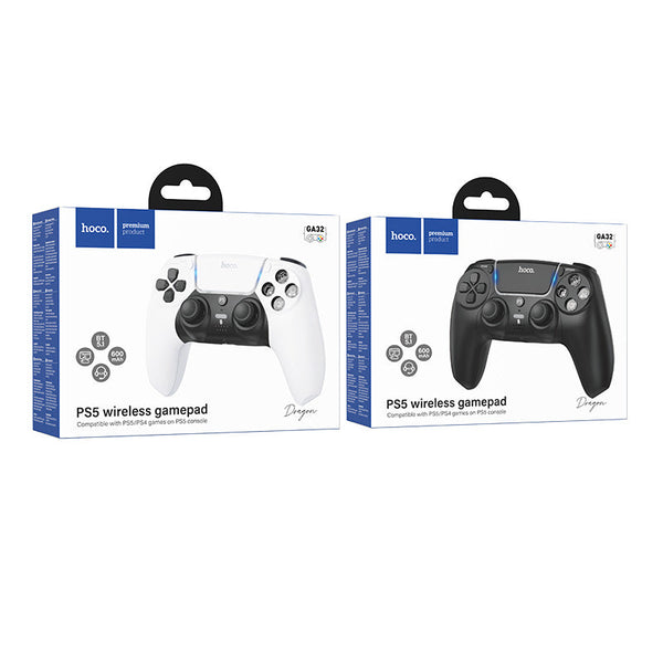 Wireless Gaming Controller for PS5 with Dual-Motor Haptics & Integrated Audio (GA32)