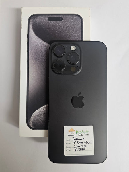 Apple iPhone 15 Pro Max 256GB, Pre-owned Phone