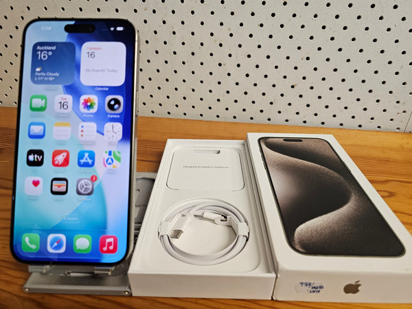 Iphone 15 Pro Max Preowned Phone 256gb Natural Titanium