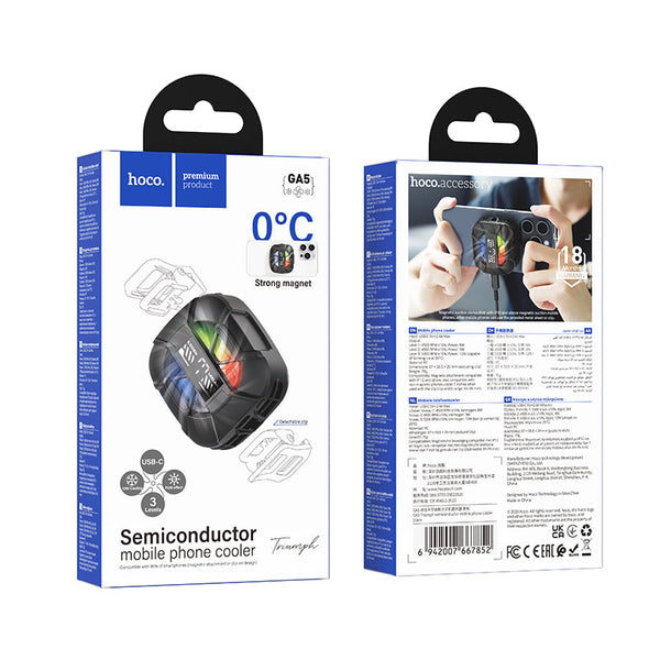 Magnetic Active Phone Cooler with Ambient Light GA5