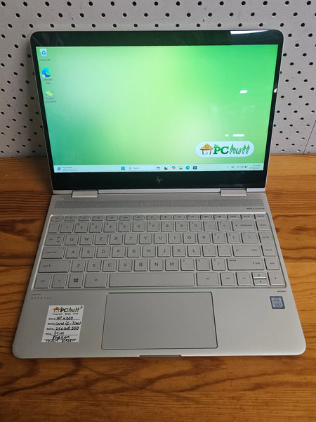 HP Spectre x360 Intel(R) Core(TM) i5-7200U 256GB SSD/8GB RAM, Pre-owned Laptop