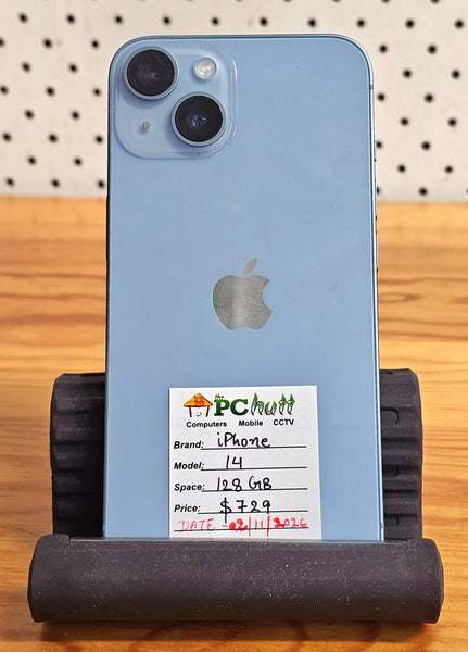 Apple iPhone 14 Refurbished, 128GB, Batetry: 100% $679 Release date: 02/11/2026