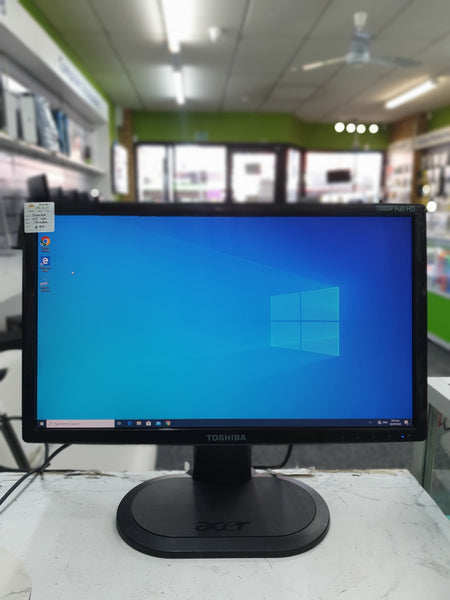 Toshiba 1080 Full HD 23" inch VGA Port Monitor, Pre-owned