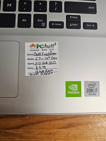Dell Inspiron 14" inch Core i7-10th Gen 512GB SSD/16GB RAM, Pre-owned Laptop