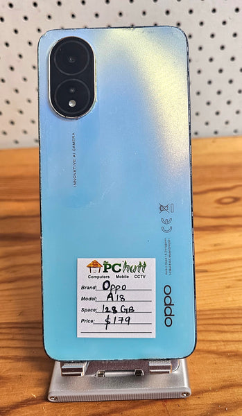 Oppo A18 Pre-owned phone, 128 GB