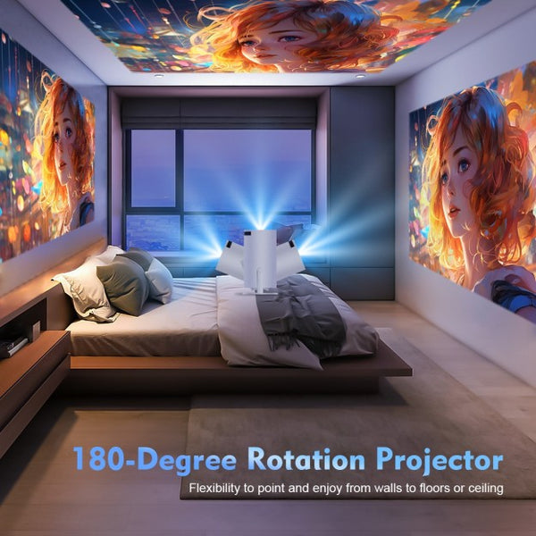 HY300 Pro Portable Projector, Brand New