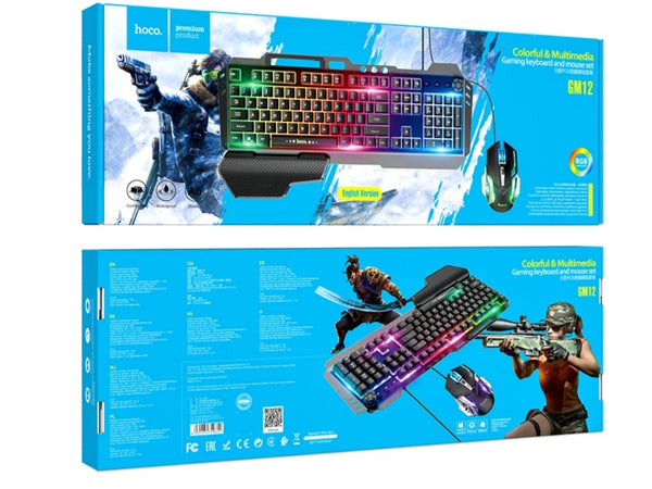 Gaming keyboard and mouse