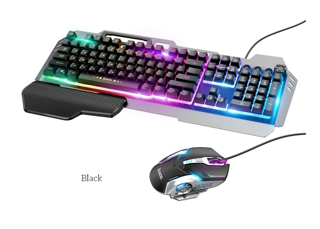 Gaming keyboard and mouse