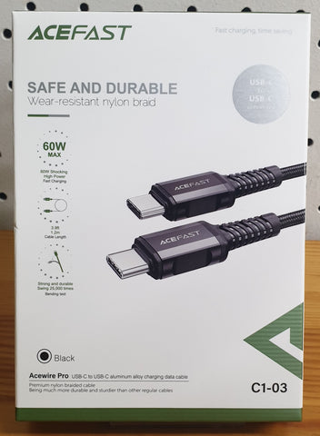 Acefast USB-C TO USB-C Cable connector