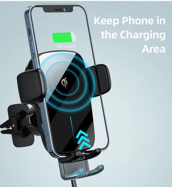 Wireless Charging Holder w/ Auto-Adjusting (D1)
