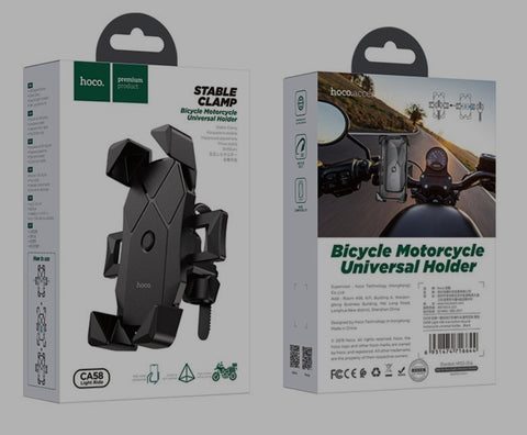 Hoco CA58 Stable Clamp Bicycle Motorcycle phone Universal Holder