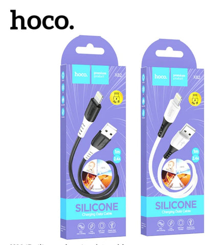 HOCO (iPhone Charging Cable)Ultra Soft Silicon Cable (X82) - Lightning cable